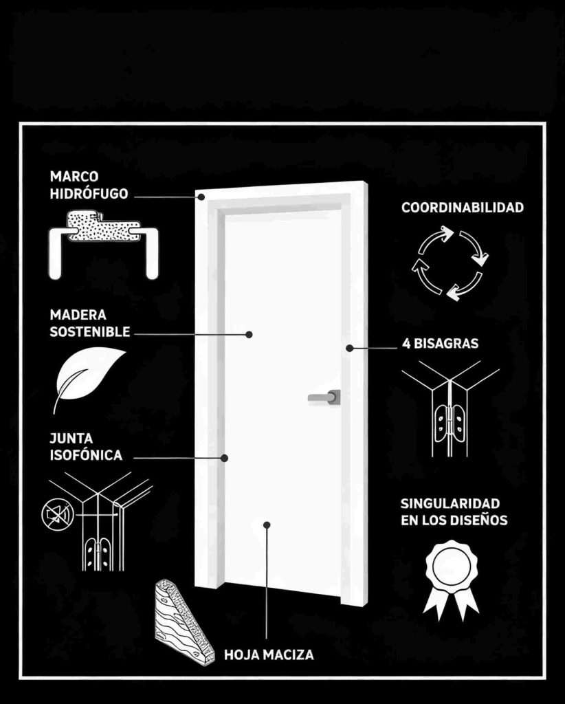 PUERTAS EN KIT LACAS EN BLANCO