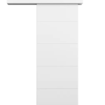 Puerta corredera 4 ranuras lacada blanca